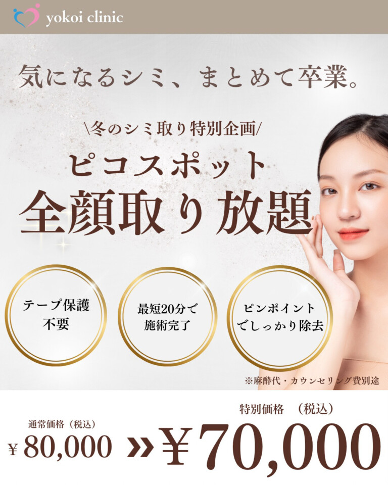 ピコスポット全顔取り放題